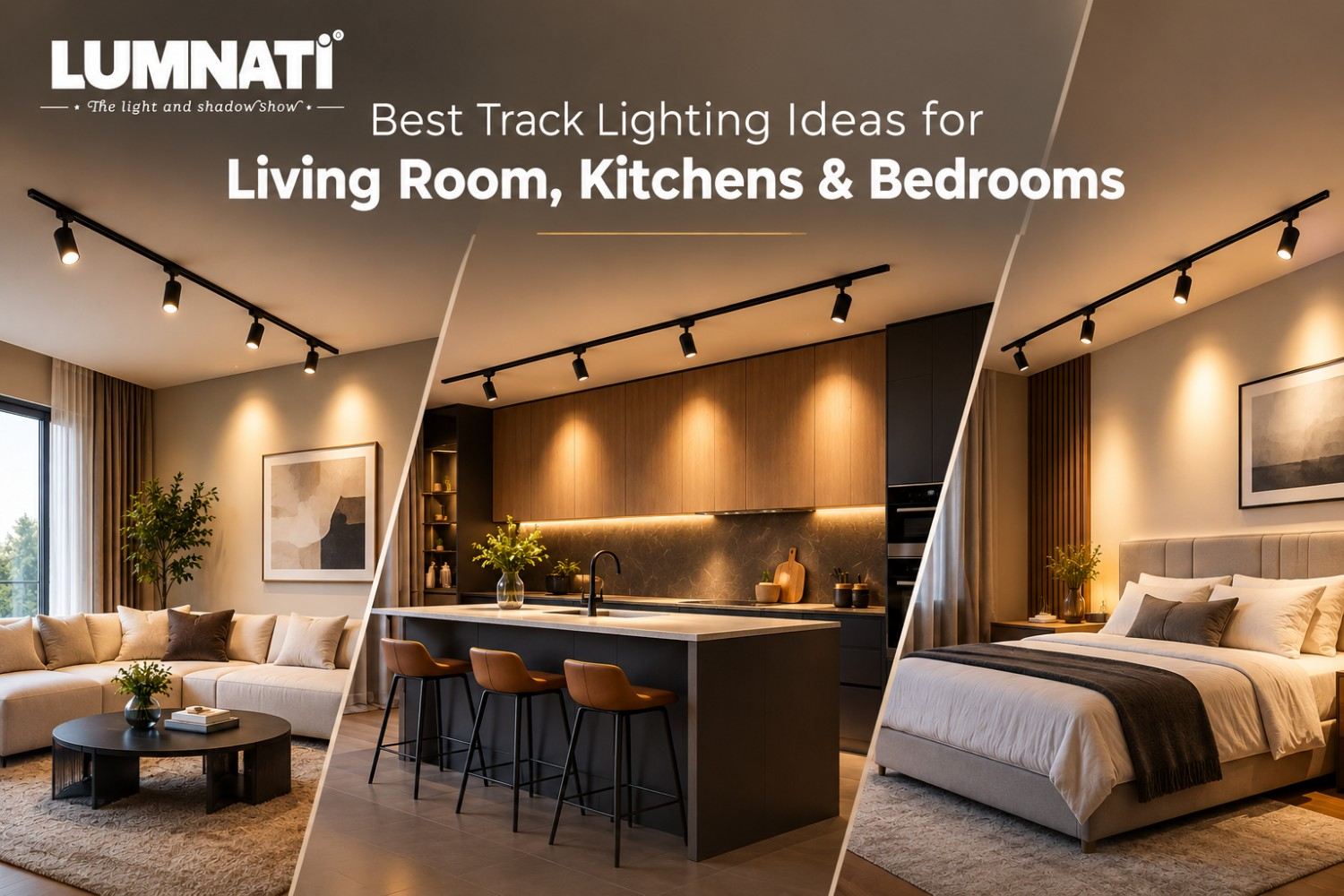 Best Track Lighting Ideas for Living Room, Kitchens & Bedrooms
